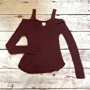 Daytrip Cold Shoulder Knit Sweater